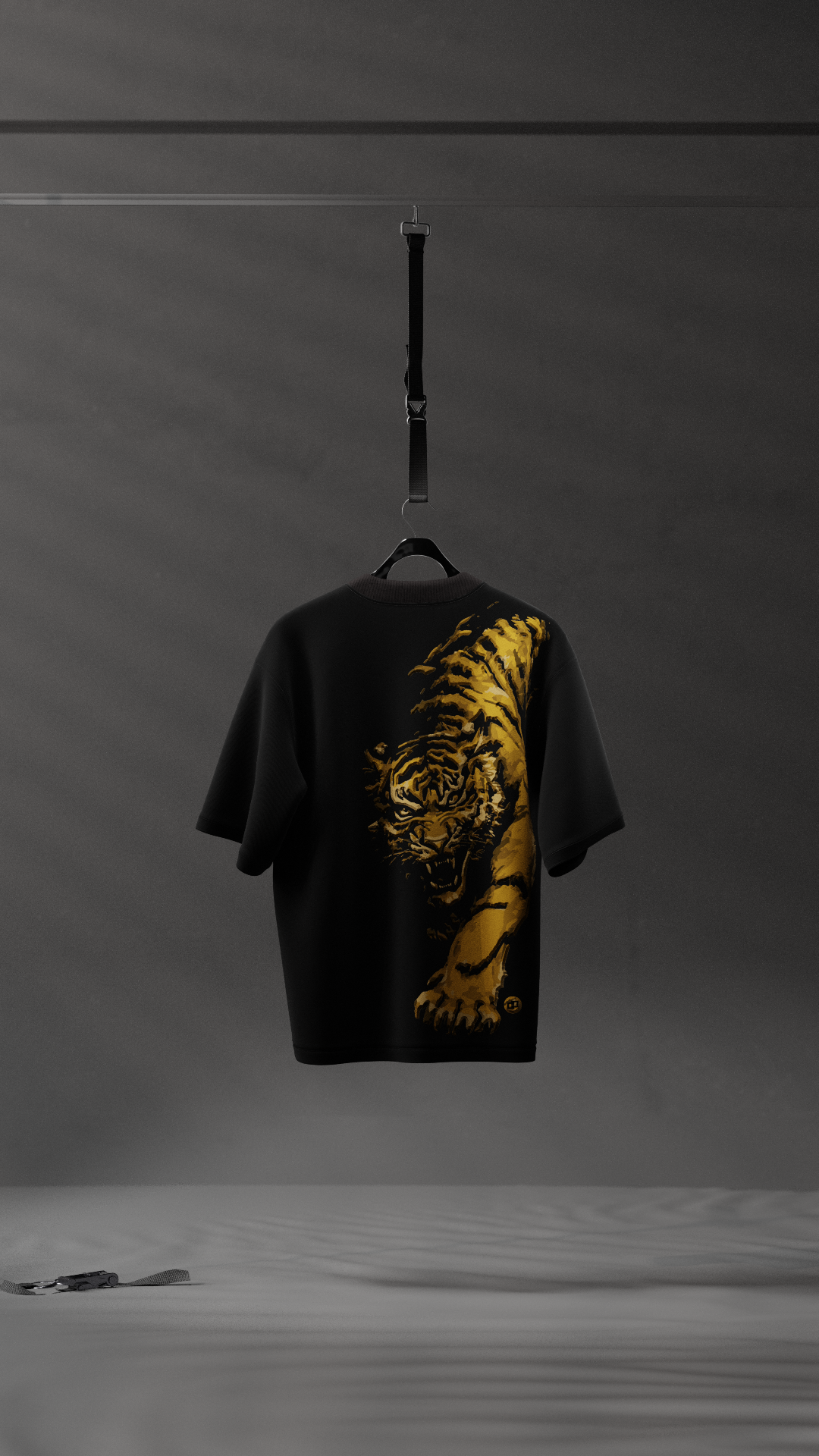 Wild Tiger Oversized T Shirt